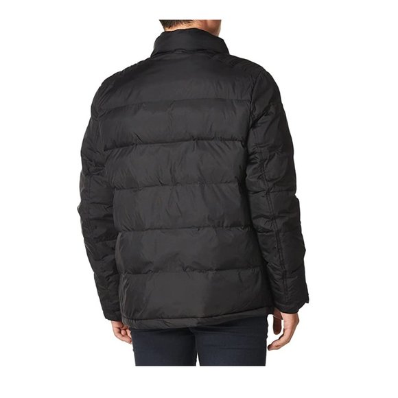 NWT (Defect) Tommy Hilfiger Mens Down Puffer Jacket Size S Black $275 i331 - Picture 2 of 3